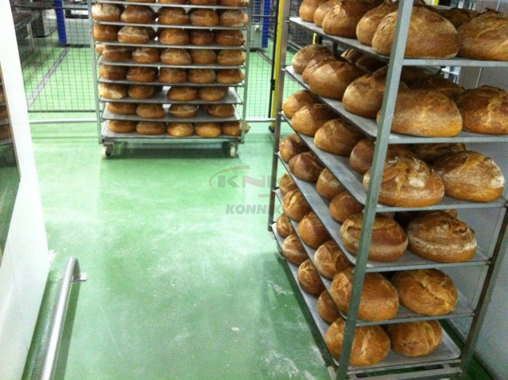 Pavimento de la Industria del pan realizado por Paviments Konnik