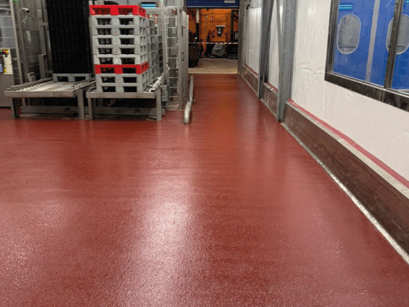 ¿Qué pavimento es mejor para una industria alimentaria?